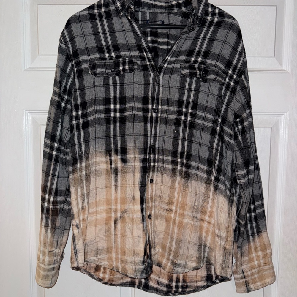 Bleached flannel